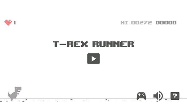 谷歌小恐龙(Dino T-Rex)