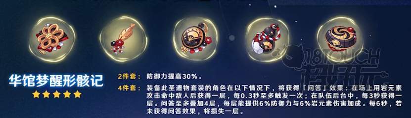 原神华馆梦醒形骸记属性一览