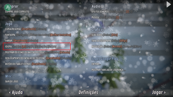 高山滑雪模拟器