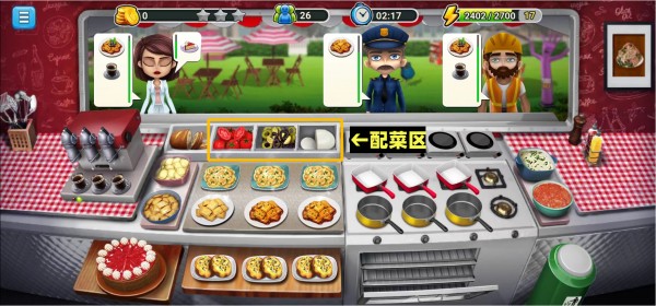 模拟餐厅果盘版