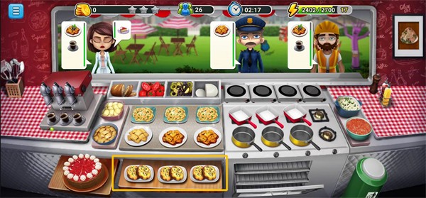 模拟餐厅果盘版