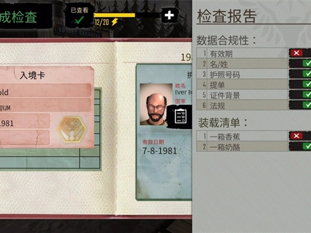边境检察官巡查模拟
