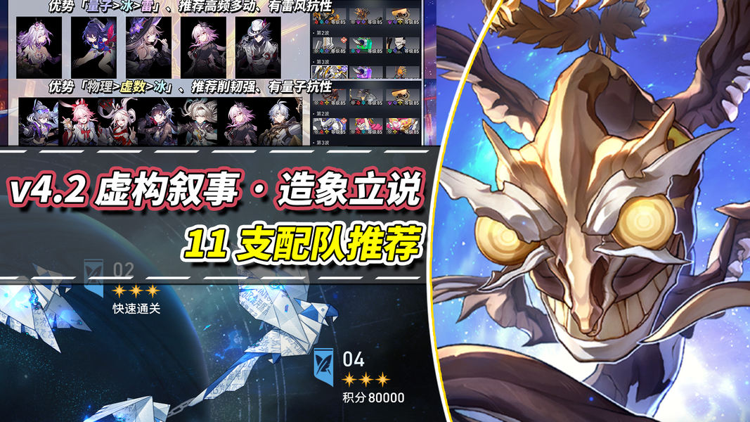 练度不够配队来凑！《崩坏：星穹铁道》虚构叙事阵容与BUFF选择思路