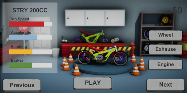 改装摩托车极速赛